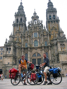 Spain-Galicia-Ponferrada to Santiago de Compostela Cycling along the Camino